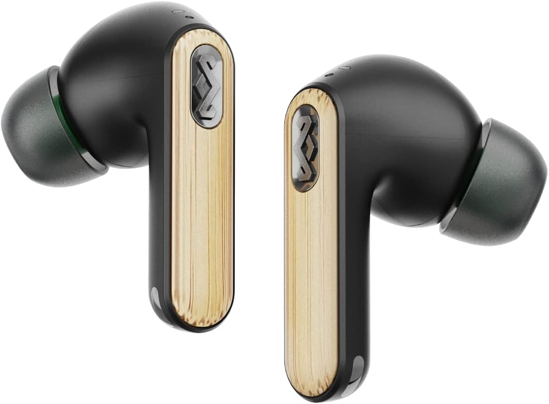 House of Marley Redemption ANC 2 Wireless In-Ear Bluetooth Headphones, Active Noise Cancellation, 24 Hours Playtime, In-Ear Sensors, with App, Cream, One Size, EM-DE031-CE, Cream