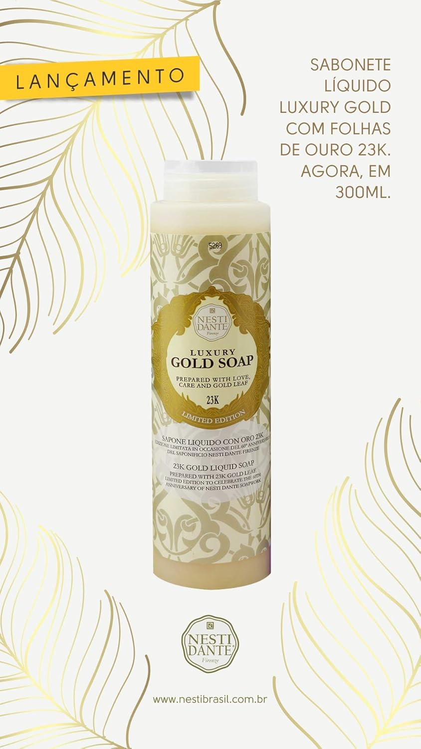 NESTI DANTE Gold, Bath and Shower Gel 300 Ml image number 2