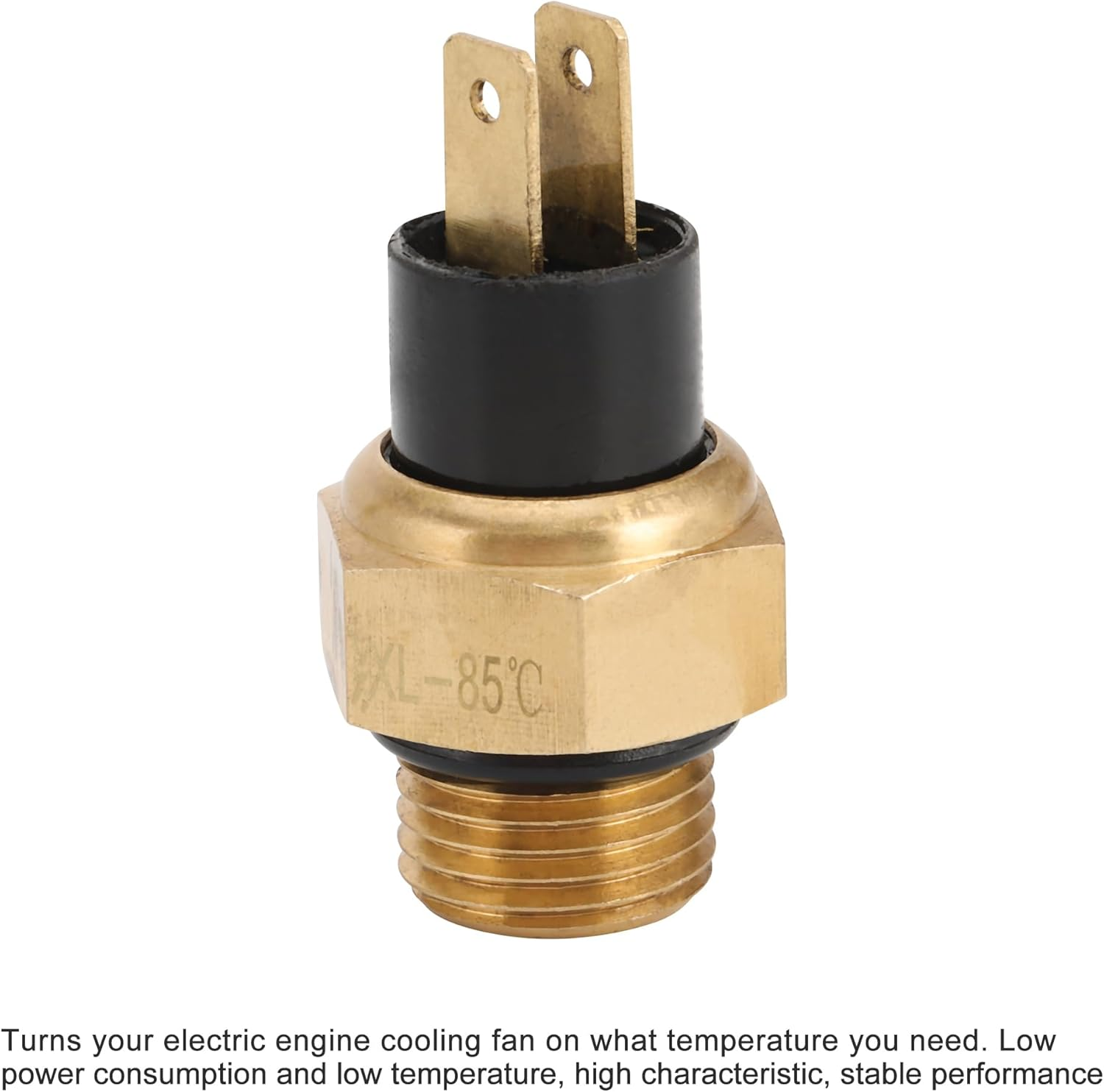 GOOFIT Water Temperature Sensor Radiator Themostat Switch for Honda Helix CN250 Elite CH250 Hammerhead 250 Water Cooled 250Cc ATV Go Kart Scooter image number 1