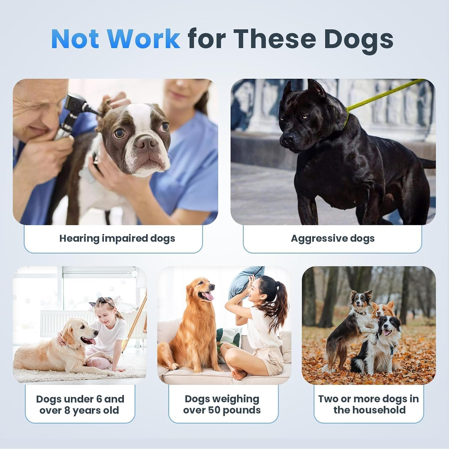 Anti Barking Device, Sonic Dog Bark Deterrent Devices with 3 Ultrasonic Levels 10KHZ-25KHZ, anti Bark Device for Dogs Work Range up to 33Ft, Dog Barking Control Devices for All Size Dogs image number 3