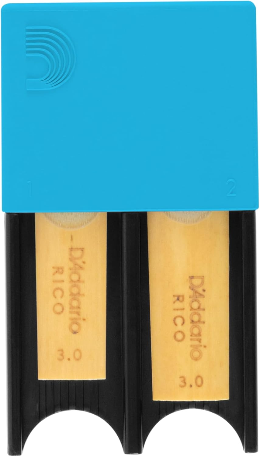 D'Addario Woodwinds Reed Guard for Bb Clarinet and Alto Saxophone, Green