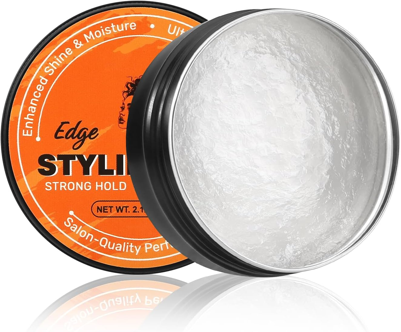 Apooliy Edge Control Wax,Strong Hold Hair Wax, No Flaking Styling Gel for All Hair Types, Non-Greasy, Long Lasting Braid Gel, Easy to Use, Smoother image number 5