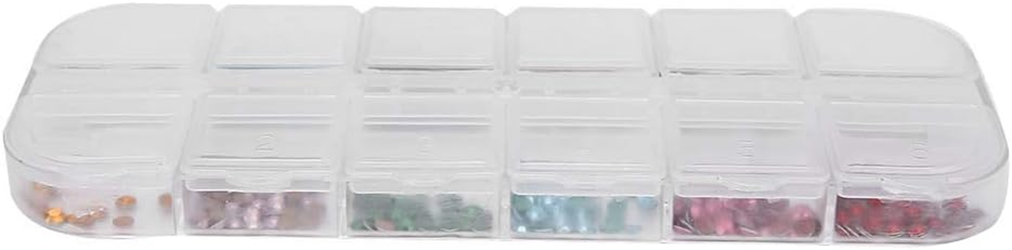 Glitter 12 Models DIY Manicure Decors, Rhinestones Nail Decorations, Shiny DIY Nail Rhinestones, Glitter Rhinestones image number 2