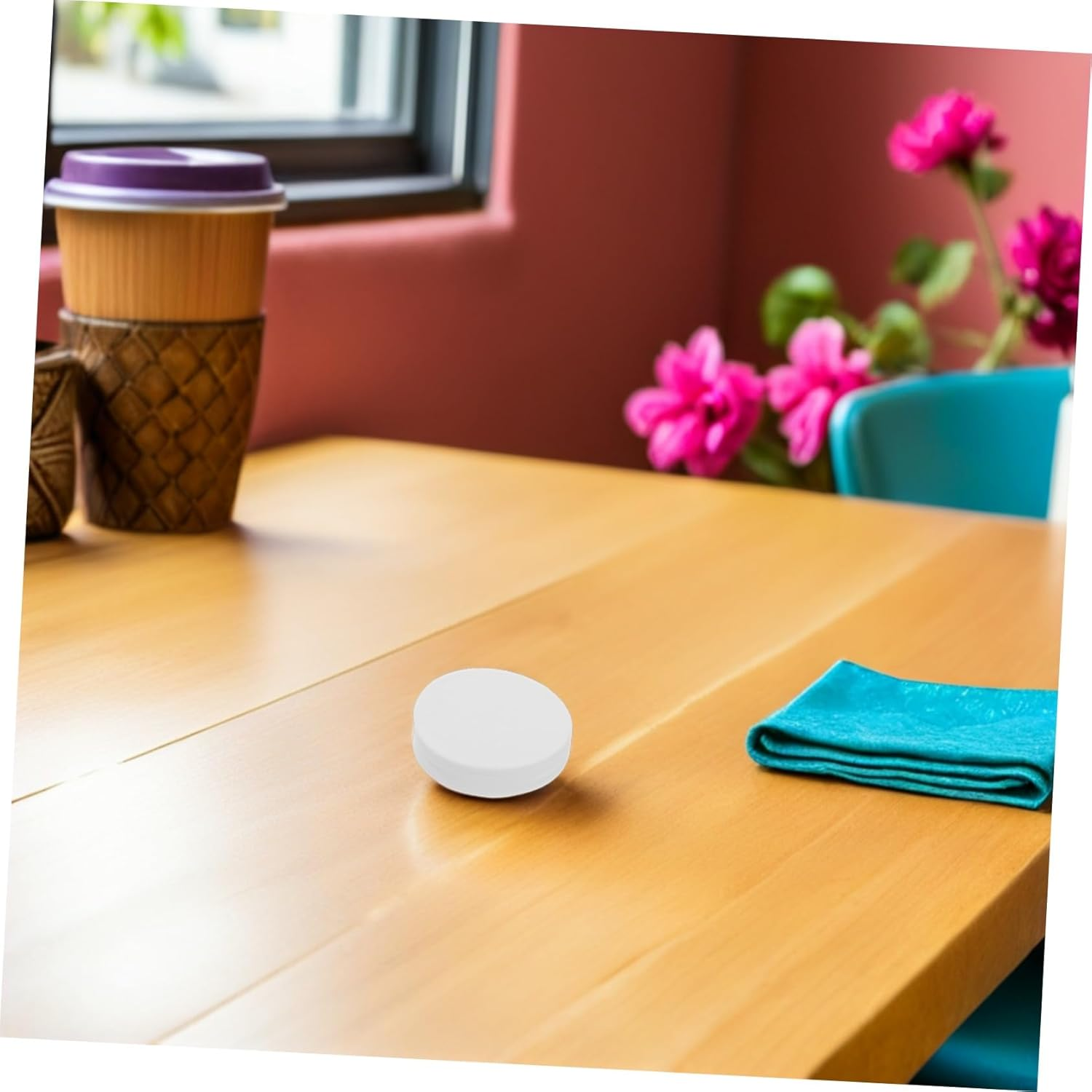 600Pcs round Espresso Paper Filters for Press Coffee Makers Optimized Shape for Tight Seal Pure Taste Enhancement Precise Filtration Compatible with Coffee Filter Holders image number 2