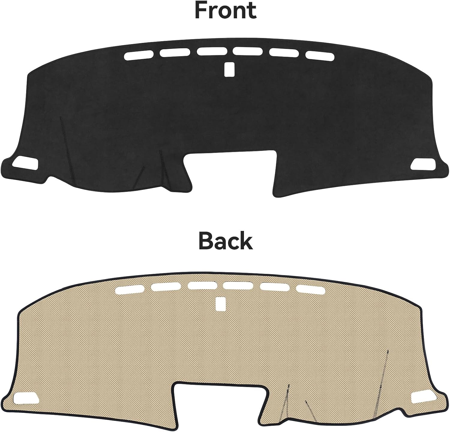 Bercicci Dash Cover for Honda CRV 2016 2015 2014 2013 2012 Accessories Flannel Dashboard Cover Dash Mat Center Console Cover Sunshield Protector Pad image number 4