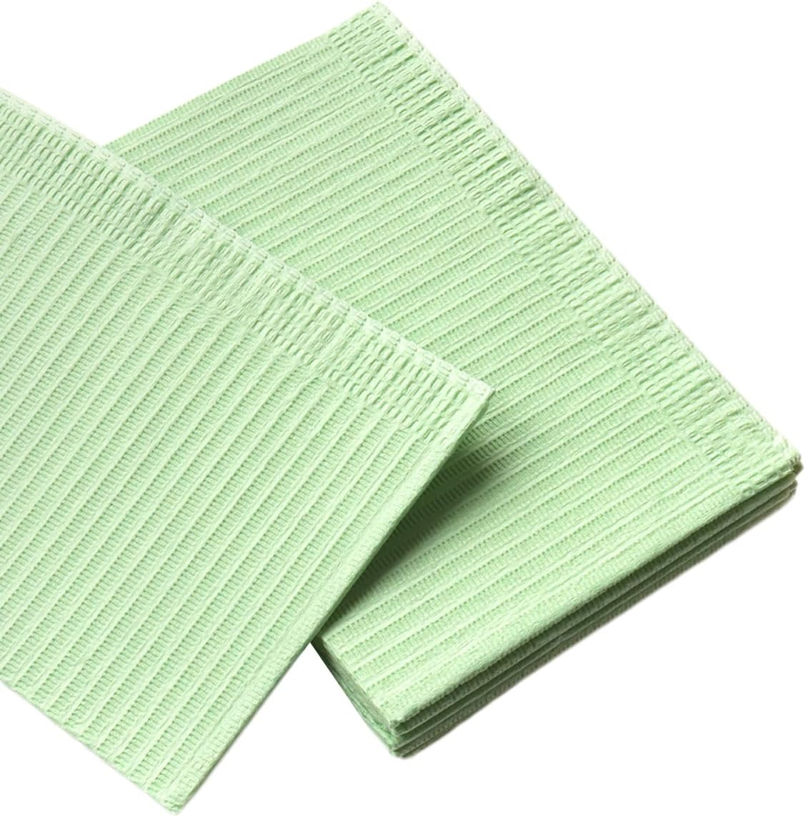 AIMALL 125 PCS Disposable Embroidery Tattoo Cleaning Pad, Waterproof Dental Tablecloth, PE Composite Film, 13.2 X 17.7 Inches