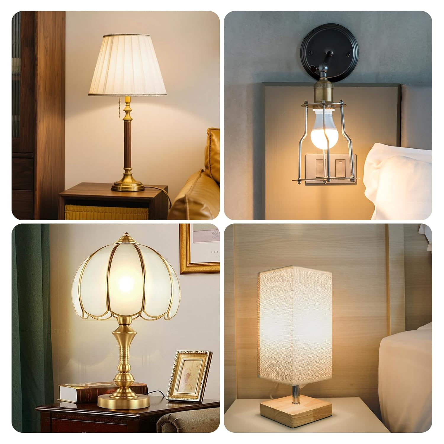 NUTTDOO Lampshade Reducer Ring,6 Pack E14 Plastic Screw Collar Ring 28Mm,Lampshade Fittings E14 for Table Lamp,Ceiling Lights,Plastic Screw Bulbs Lamp Holder (E14-28MM) image number 6