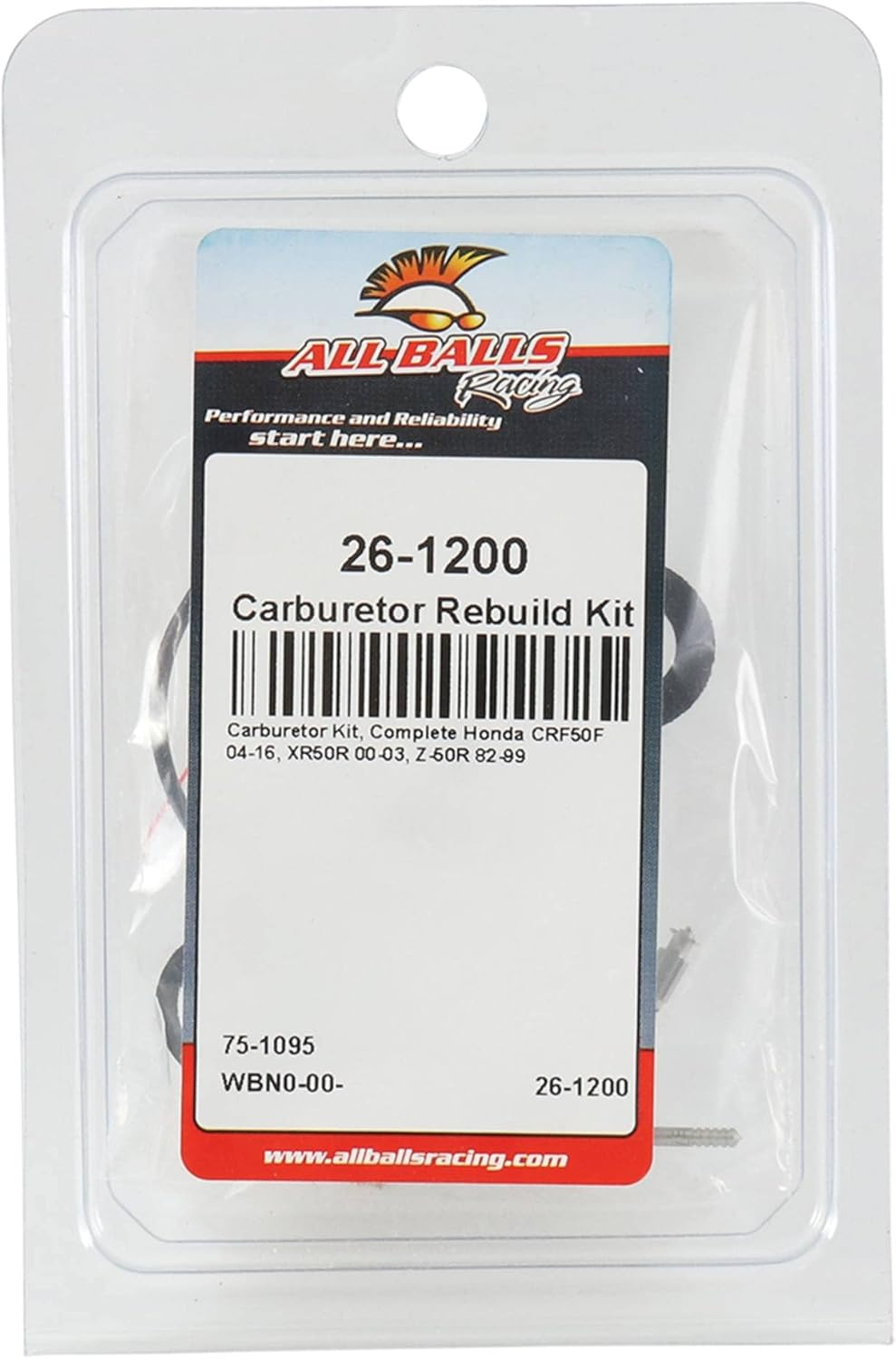 All Balls 26-1200 Carburetor Rebuild Kit