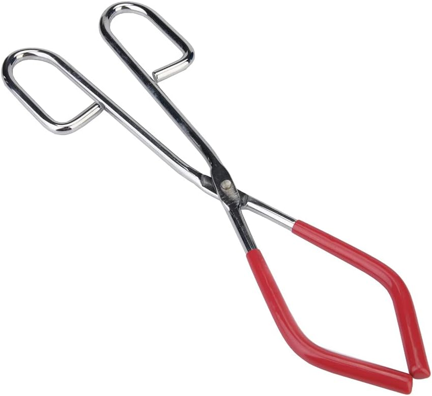 Xinwoer Beaker Tongs, 26Cm, Red, Stainless Steel & Plastic, Holds 1000Ml Beaker, 1 Piece image number 4