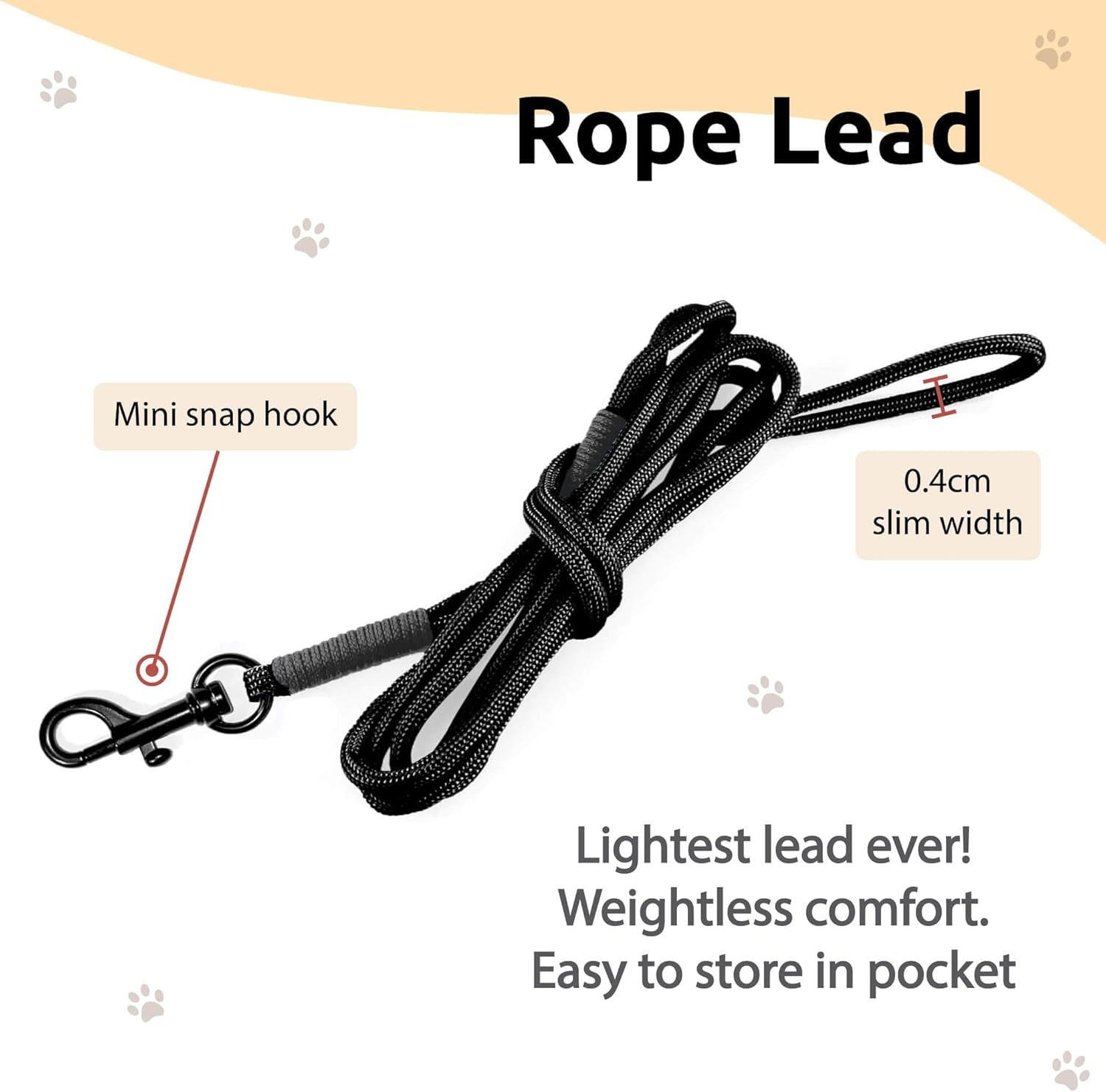 PIPCO PETS - Superlite Walkies Bundle | Puppy Harness Set | Lightweight Harness, Collar, and Leads for Small Sensitive Dogs and Cats | Adjustable, Safe, Secure (Black, XS) image number 5