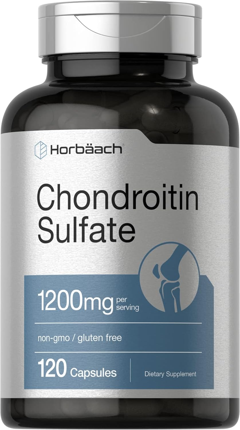 Chondroitin Sulfate 1200Mg | 120 Capsules | Non-Gmo & Gluten Free Supplement | by Horbaach image number 4
