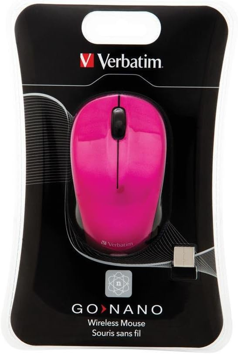 Verbatim GO Nano Wireless Mouse,Black,Go Nano Wireless Mouse - Black