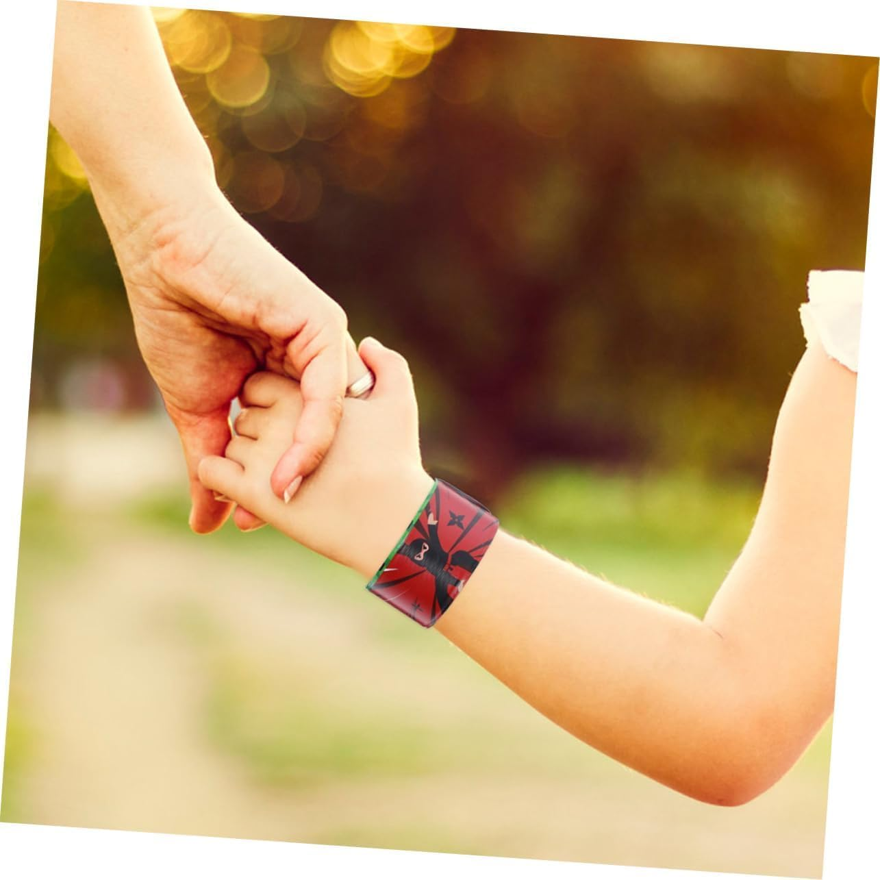 Ninja Themed Pat Ring Slap Bracelets,Ideal Halloween Party Supplies, Candy Bracelets, and Party Favors in PVC(24PCS) image number 6