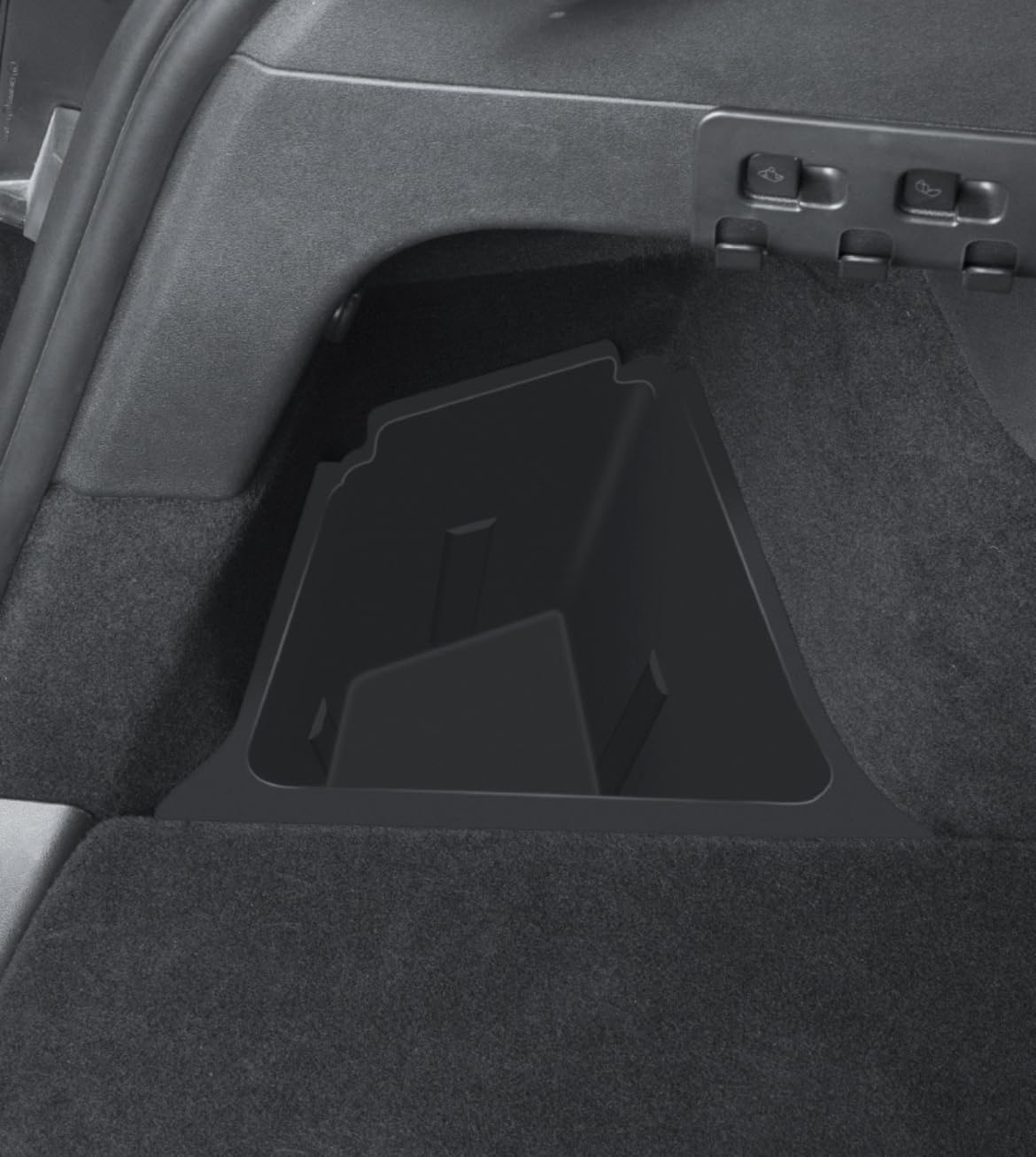 Tesla Model Y Accessory 2024 Australia Rear Trunk/Boot Organizer Storage Boxes with Lids, Side Storage Bins for Tesla Model Y Accessories 2021-2024 High-Quality, Easy Installation. image number 6