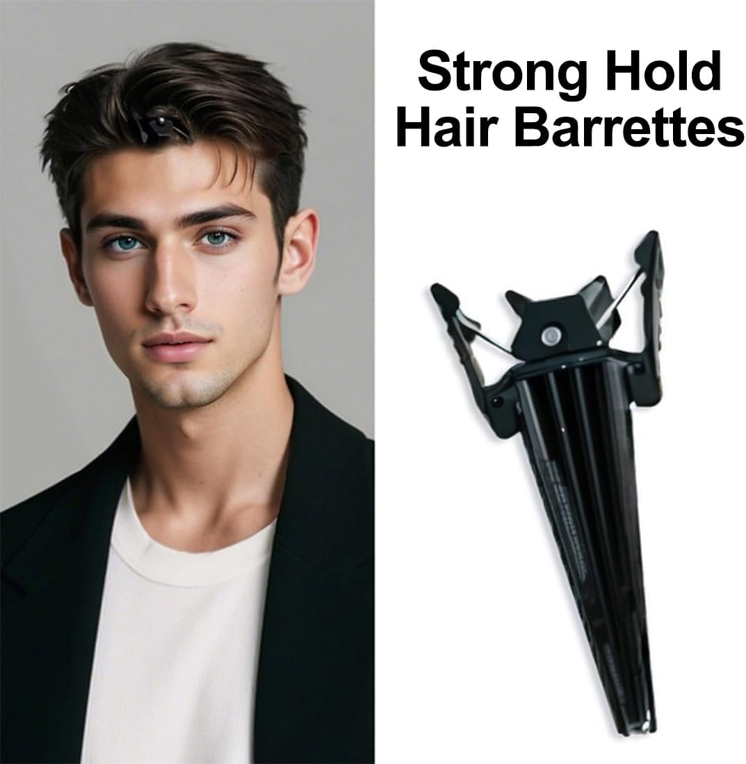 JYNVO 2Pcs Volume Clip, Volume Clip for Hairline, Hair Roots Lifting Clips, Unisex, Hairstyle Styling with Hair Lacquer, Fluffy Crown & Bangs image number 4