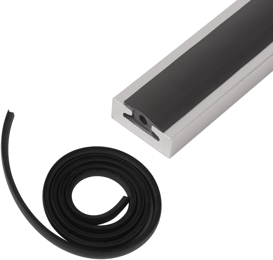 MOTO4U L Track Filler Strip,3.34-Foot Length Rubber Strip for All Styles of L Track, Facilitates Easy Rolling of Motorcycles, Atvs, and Other Wheeled Cargo image number 3