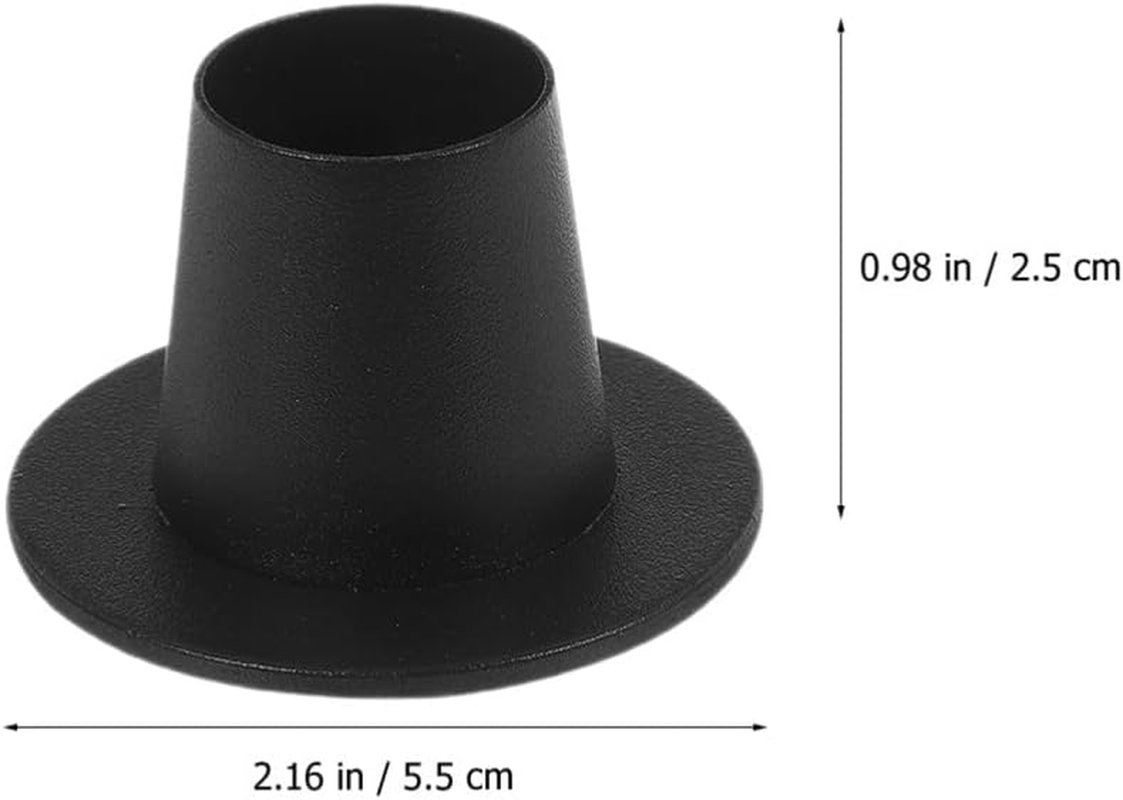 Homoyoyo 4Pcs Vintage Metal Candle Holders Retro Taper Candlestick Holders for Weddings Parties and Home Elegant Finish for Warm Atmosphere image number 6