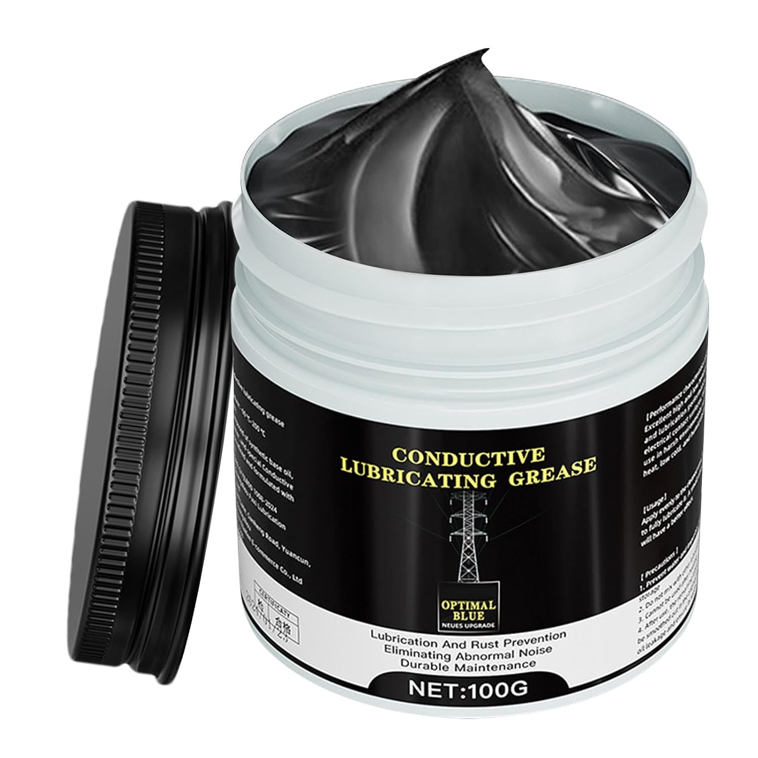 Copper Grease,High Temperature Car Conductive Lubricant 100G - Copper Cream Automotive Compound Grease for Electrical Connections