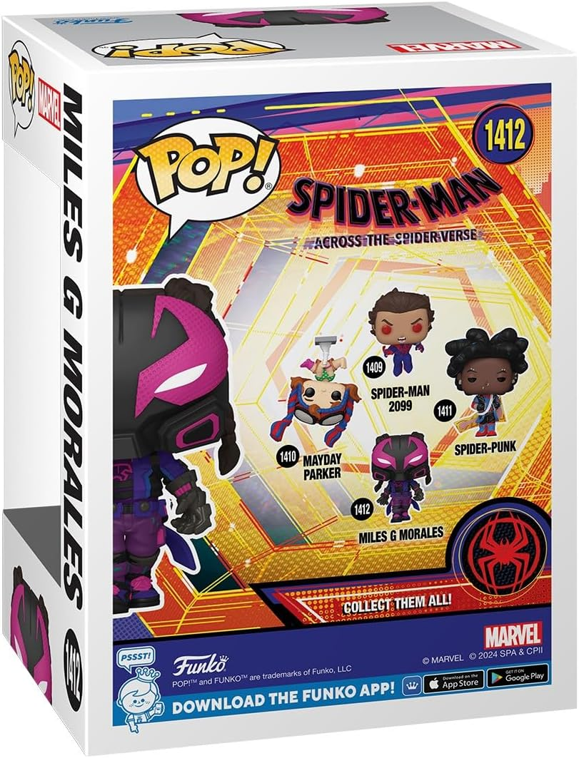 FUNKO POP! Marvel: Spider-Man: across the Spider-Verse Miles G Morales image number 3