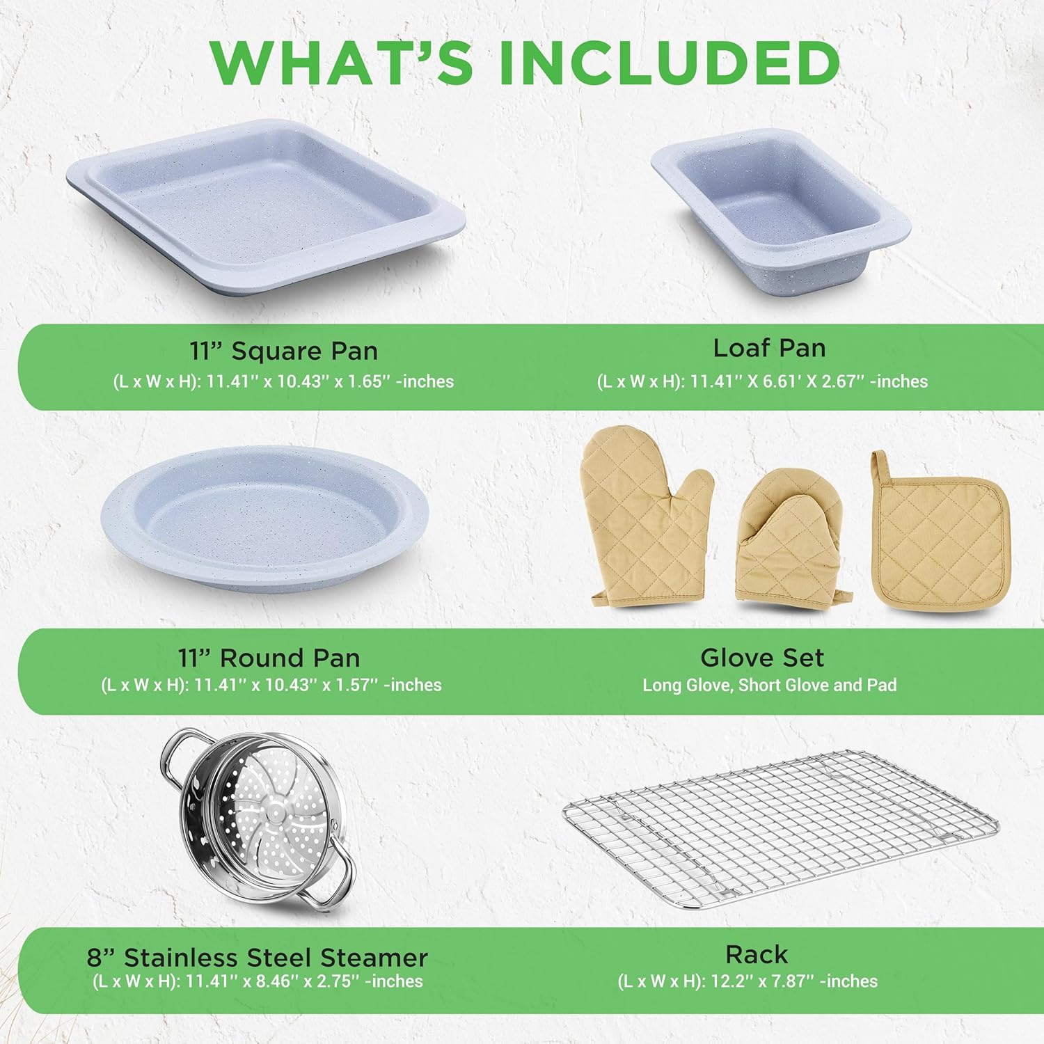 Nutrichef 22-Piece Cookware and Bakeware Set | Professional Home Kitchen Collection with Multi-Sized Pots, Pans, Non Stick and Heat-Resistant Tools (Moon Grey Marble) - Maroon Marble image number 6