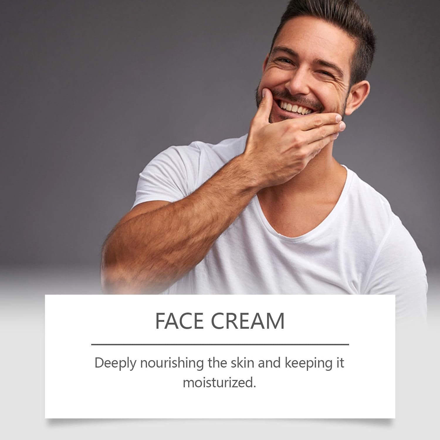 6 in 1Mens Face Moisturizer, anti Aging Face Cream Men, Lift and Tighten Cream, Reduces Wrinkles & Fine Lines, Dark Spots Remover, Eye Bags Treatment, Nourishing Mildly, Non-Greasy (3Pcs) - 1Pcs image number 5