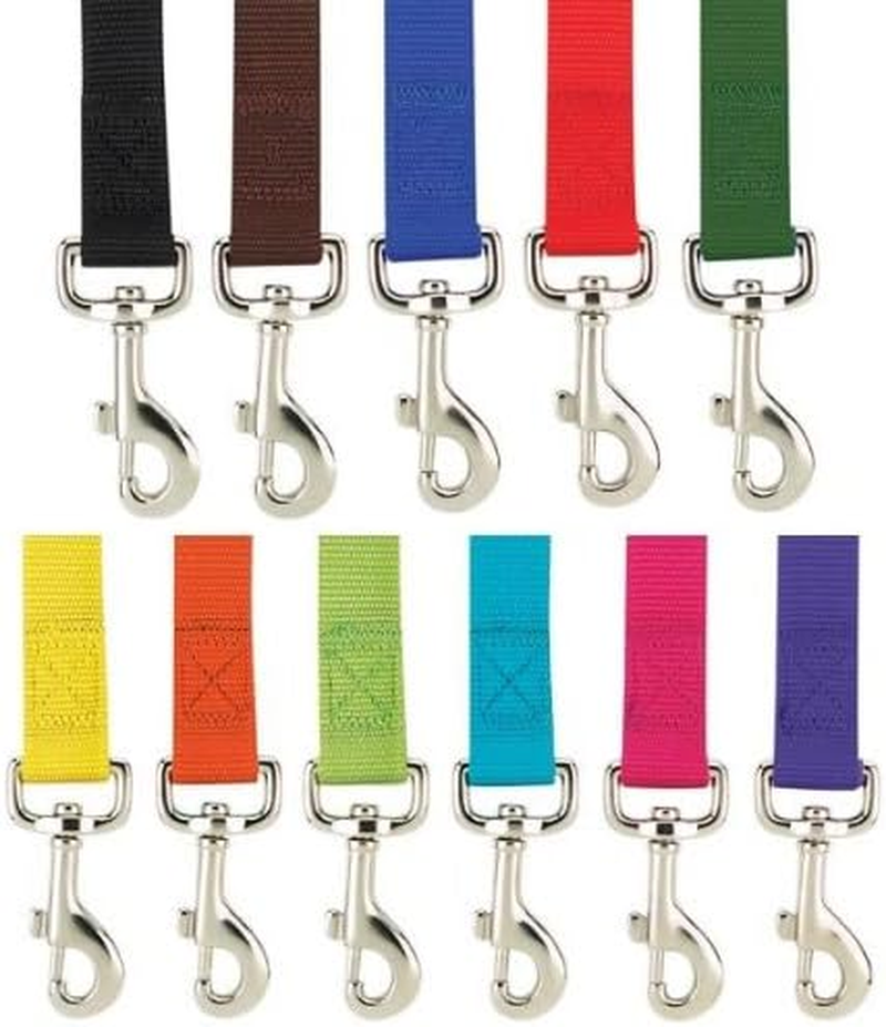 Zack & Zoey Basic Nylon Dog Leash, 4-Feet X 5/8-Inch Lead, Chocolate image number 2