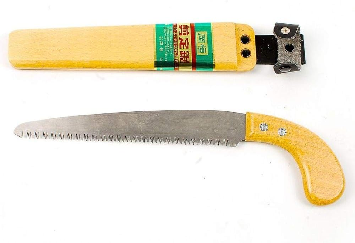 Okagaki Pruning Saw Wood with Sheath 220 Mm No.110 4968779110008 image number 1