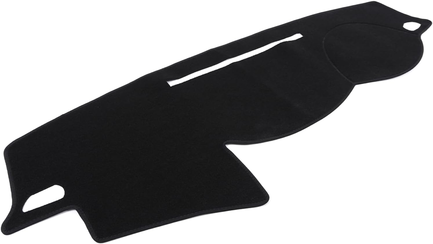 Dash Mat Compatible with Mitsubishi Triton / L200 2015-2020 Accessories | Polyester Fiber Dashboard Cover Sunshade Pad | RHD Version (Black) image number 2