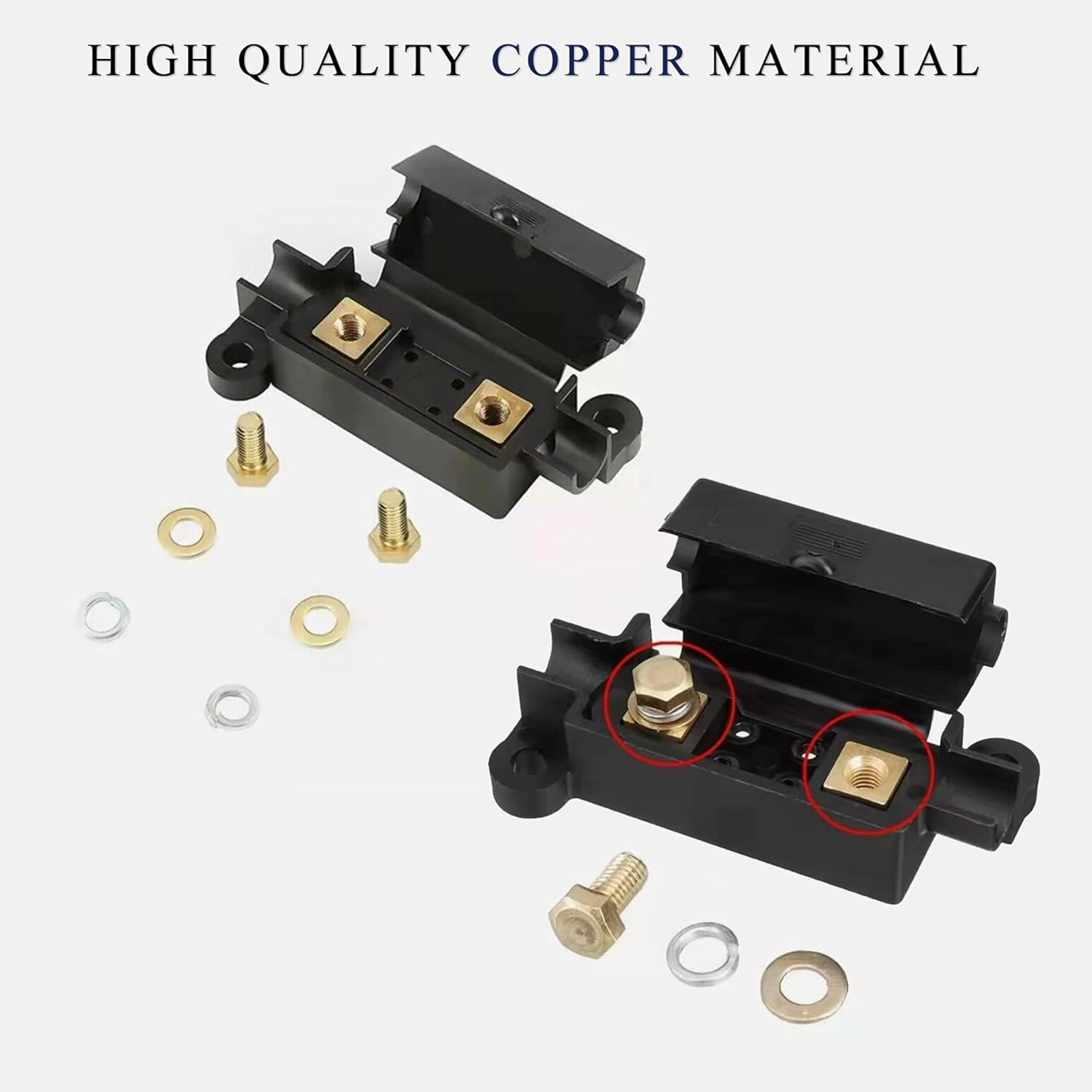 Wzenclave MIDI Fuse Kit 6 Premium Fuses (2X20A/2X40A/2X60A) with 4 ANSI Holders Compatible with Redarc BCDC & Most Dual Battery Systems image number 4