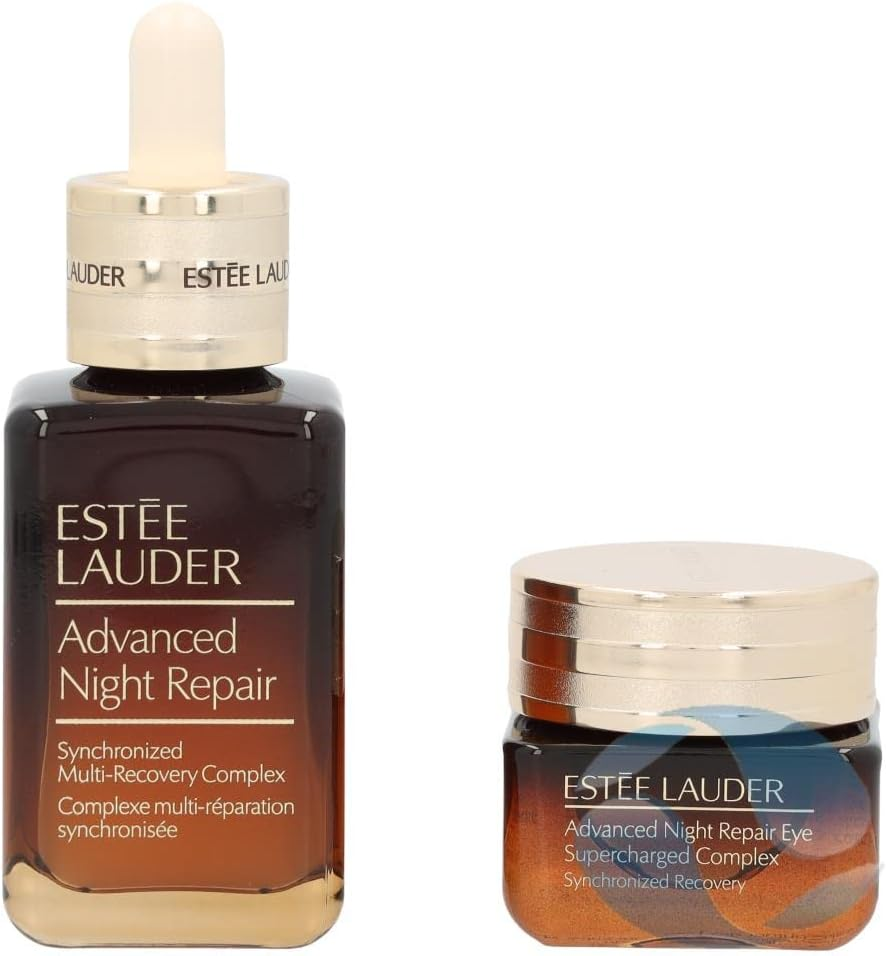 Estee Lauder Advanced Night Repair Set: Synchronized Multi-Recovery Complex 50Ml+ Eye Supercharged Complex 15Ml 2Pcs