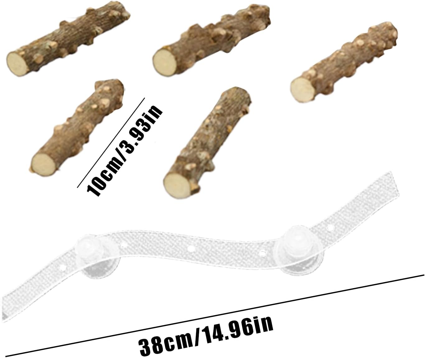 Nybhyjka Perch for Birds,Conure Climbing Ramp - Portable Suction Cup Cage Perch for Parrot, Parakeet, Conure for Home, Wall, Window image number 6