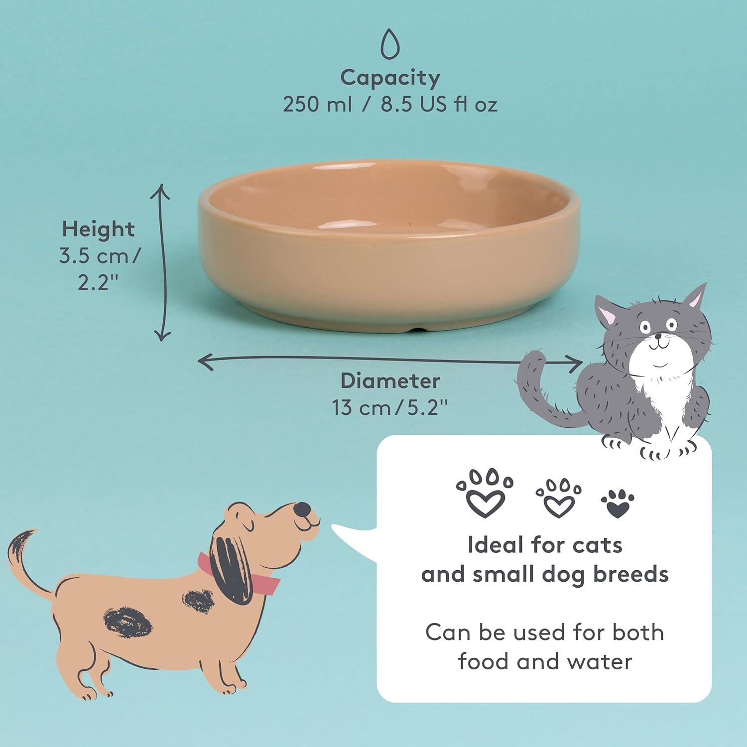 Mason Cash Cane Cat Saucer Bowl Dish, 5 Inch image number 3