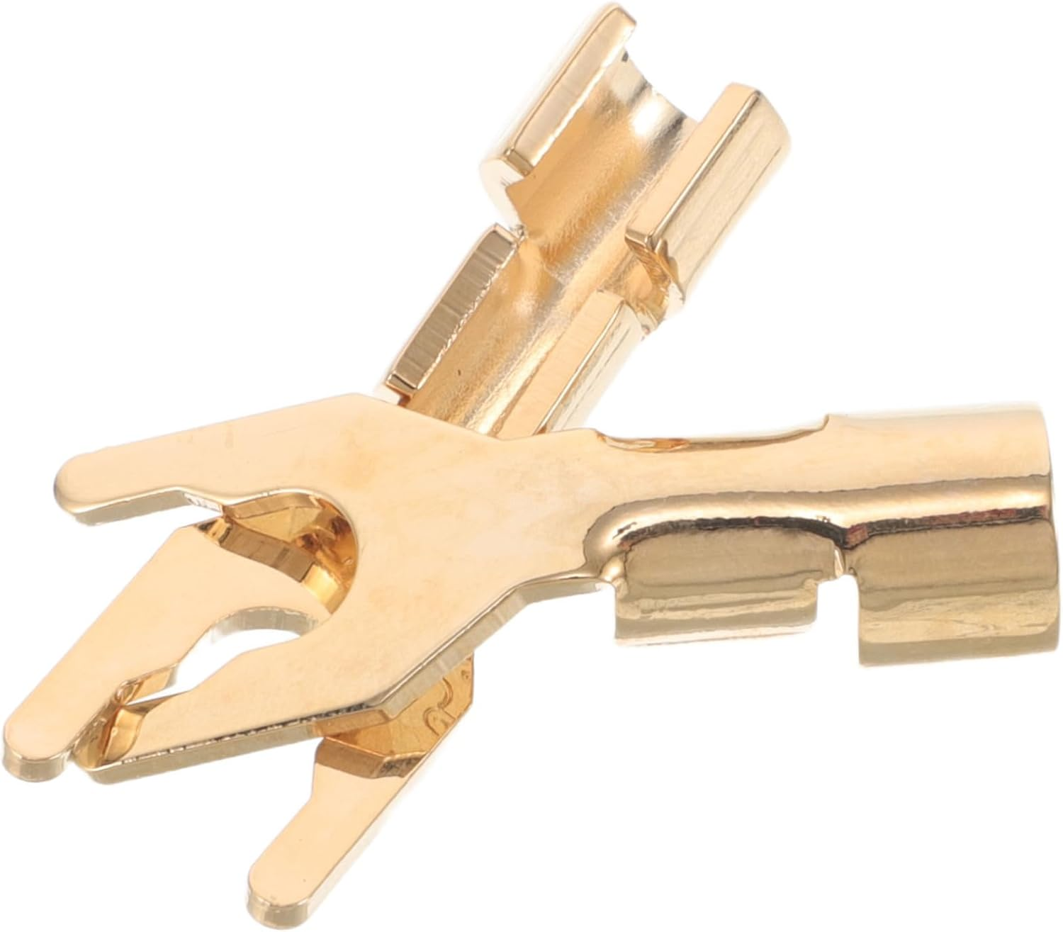 EPIGEIST 2Pcs Hifi Speaker Connectors Plated Y Spade Banana Jack Plugs for Home Theater Studio Audio Systems Stable Fit High Fidelity Sound Wide Compatibility image number 3