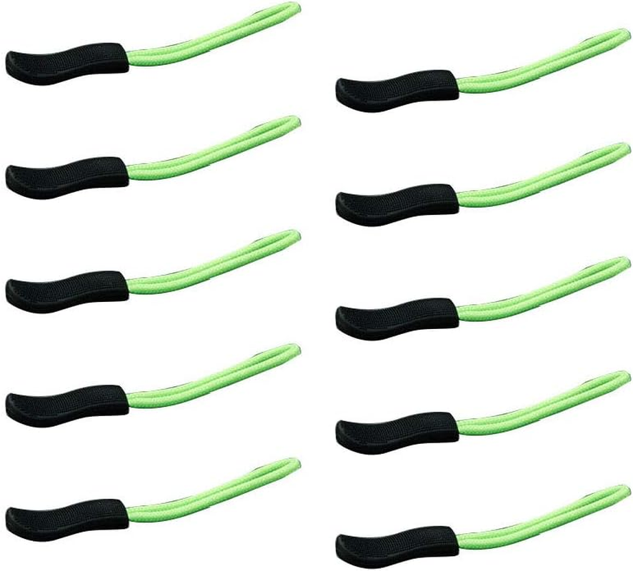 DYZD Durable Zipper Pulls, Tab Tags, Cord Pulls, Extension Zip Fixer for Backpacks, Jackets, Luggage, Purses, Handbags (Blue, 20 PCS)