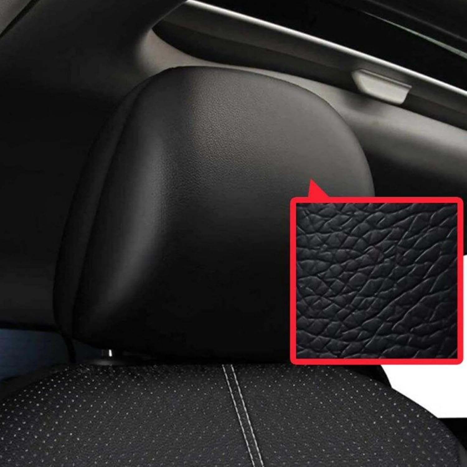 Automotive Seat Covers | Full Set Waterproof Seat Covers for Car - Protector Waterproof Vehicle Accessories for Sedan SUV Van Drivers Passengers Dog Front Back image number 3