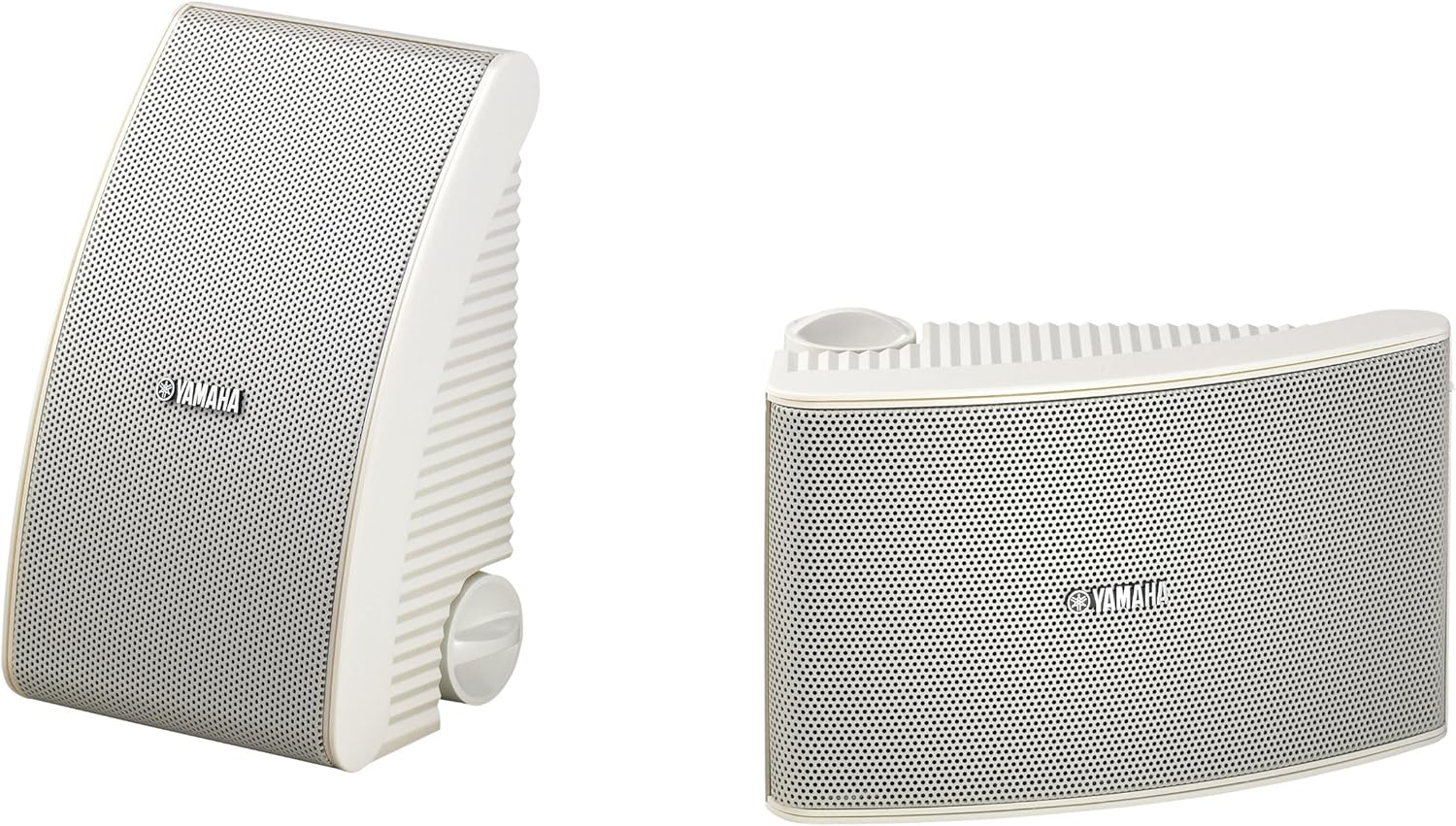 Yamaha NS-AW392 Pair of Outdoor Speakers with 2-Way Acoustic Suspension Design, White