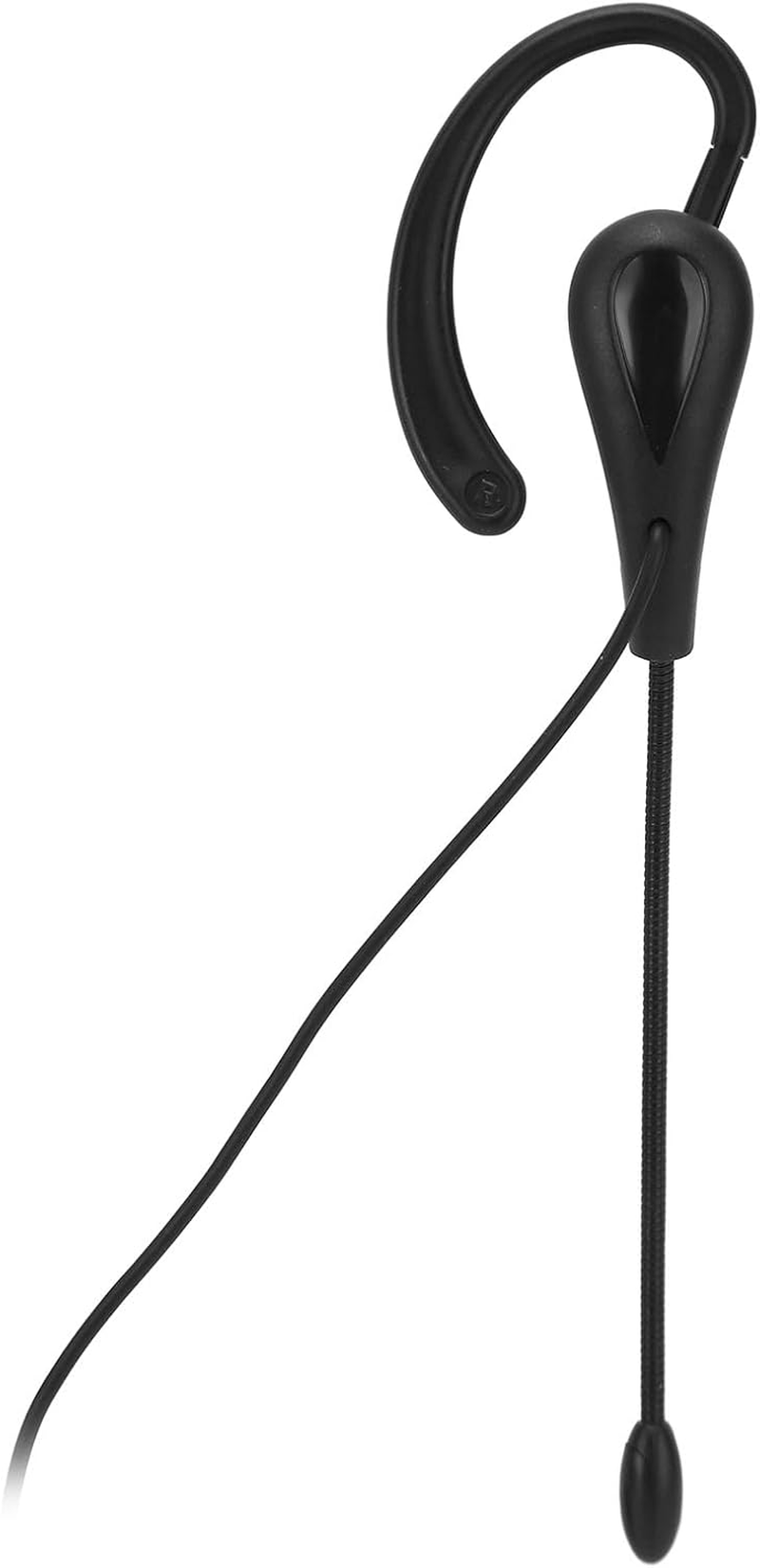 Annadue Lightweight Mono Earphone Headset Noise Cancelling Microphone Wired for Call Centre Office (Type-C) image number 2