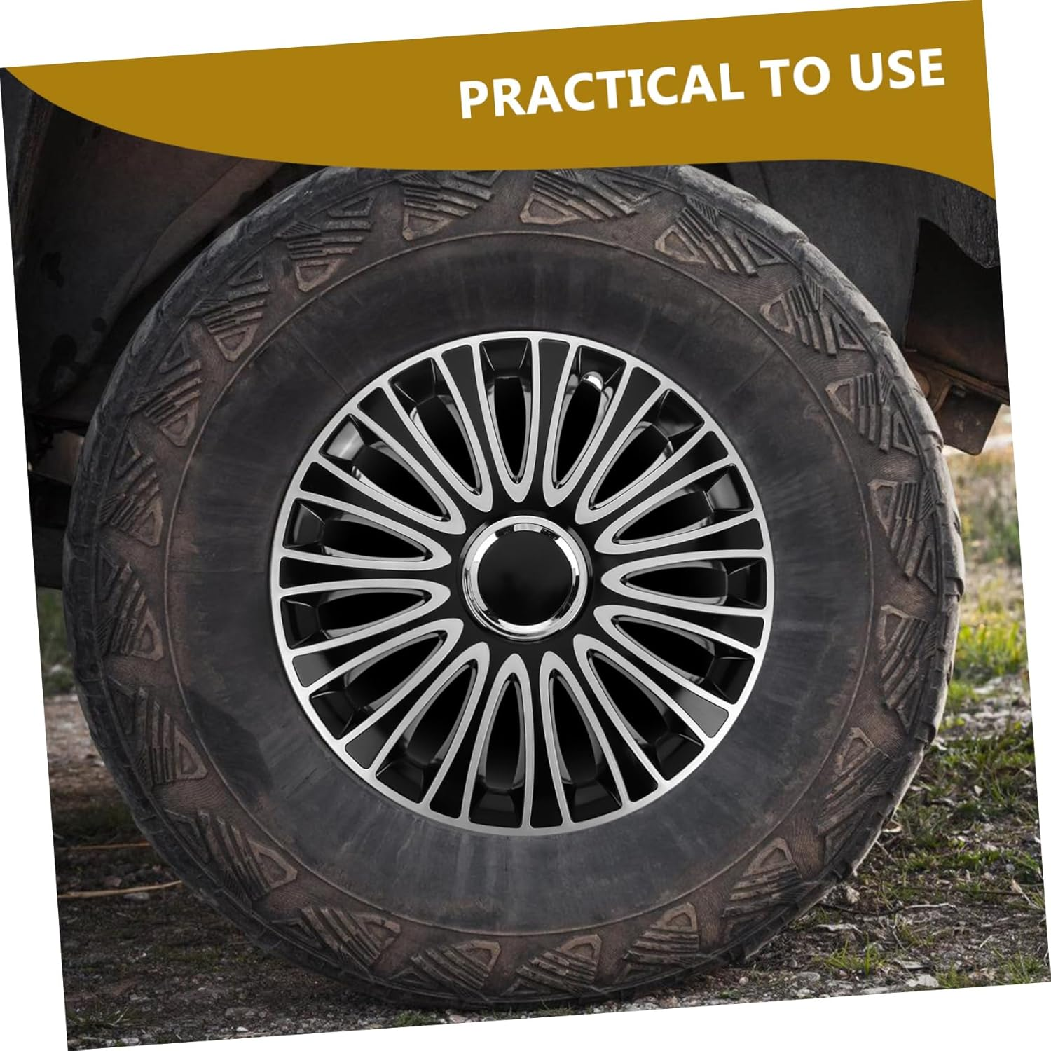 TOGEVAL Automotive Wheel Hub Cover Durable Hubcap for Vehicle Protection Easy Installation Compatible with Cars Design image number 2