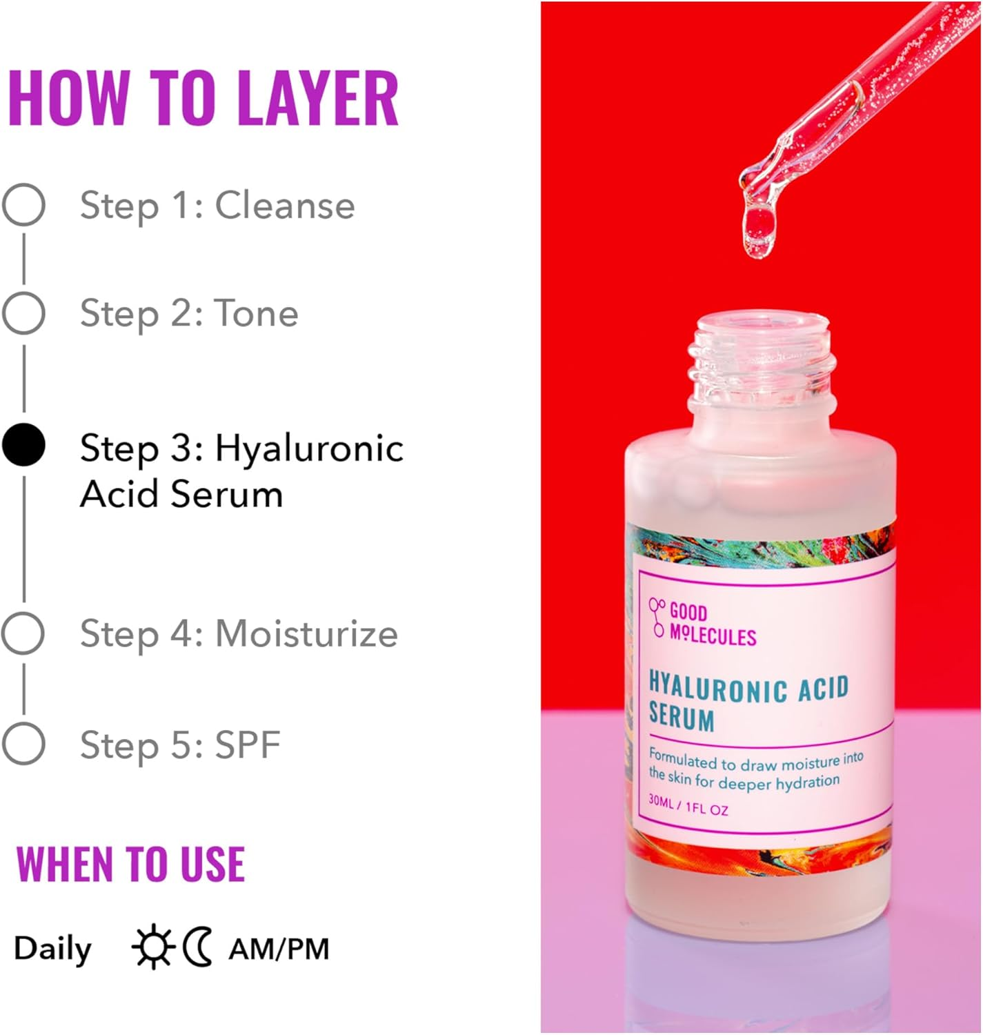 Good Molecules Hyaluronic Acid Serum