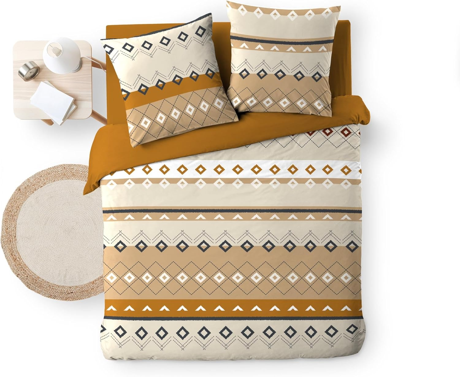 Douceur D'Int&eacute;rieur, 3-Piece Bedding Set (240 X 220 Cm) Xena, 100% Cotton image number 3