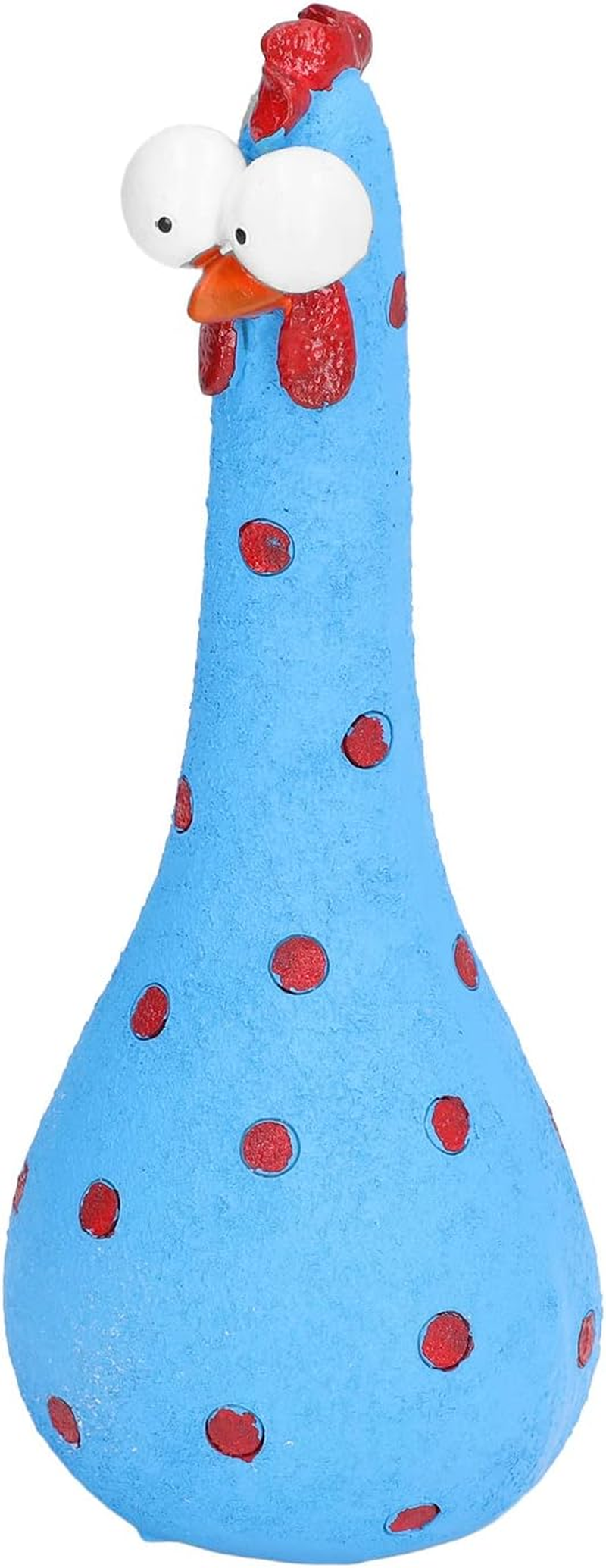 RASTKY Chicken Statue Bright Colors Big Eye Chicken Garden Decoration Resin Animal Statues for Yard Art Decoration, Suitable for Office and Balcony (#3) image number 4