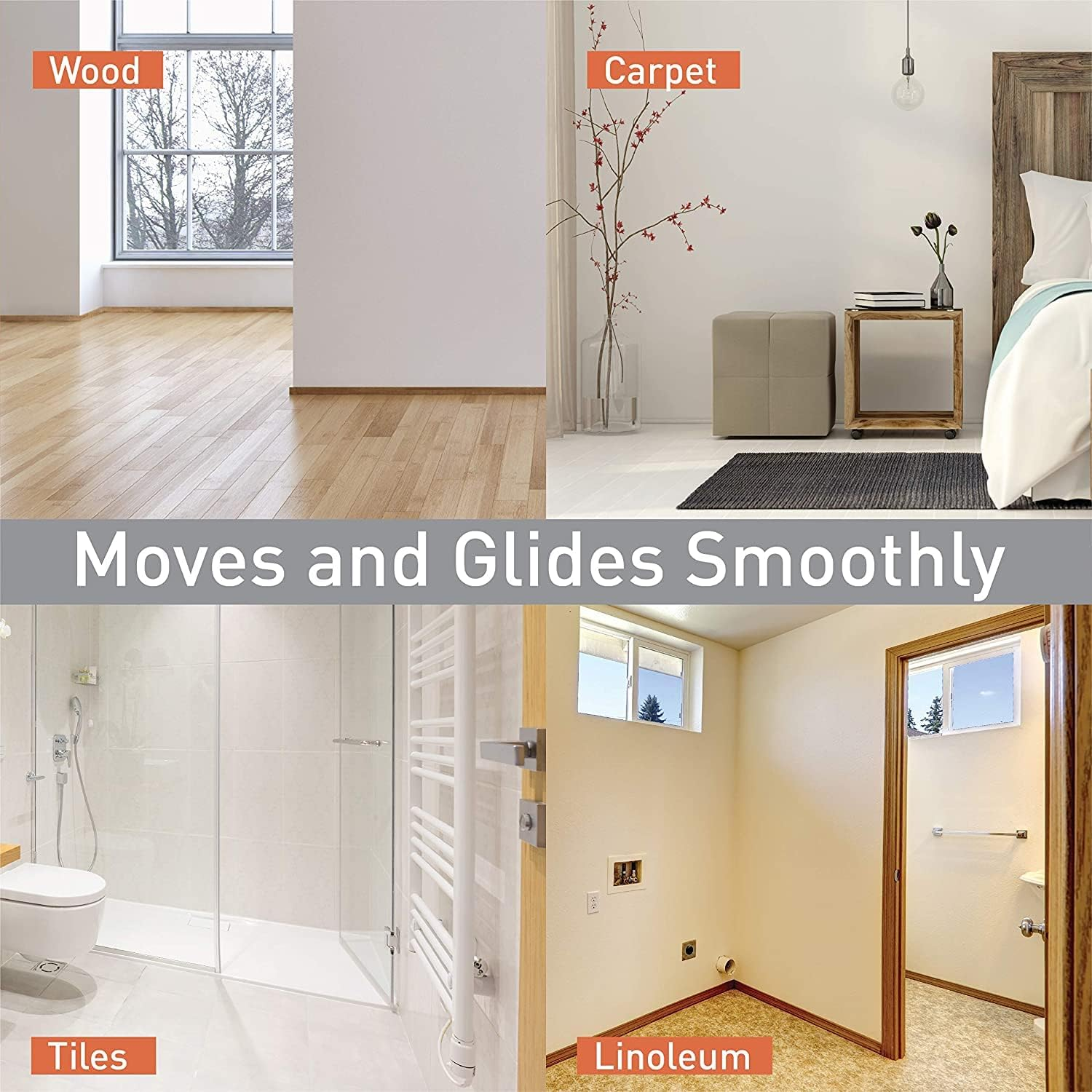 1 Pack Twin Door Draft Stoppers, 96CM Double Side Door Draft, Tailorable Noise Blocker Reduction Windshield under Door Bottom Seal Strip Energy Saving for Bottom of Doors(Grey) image number 1