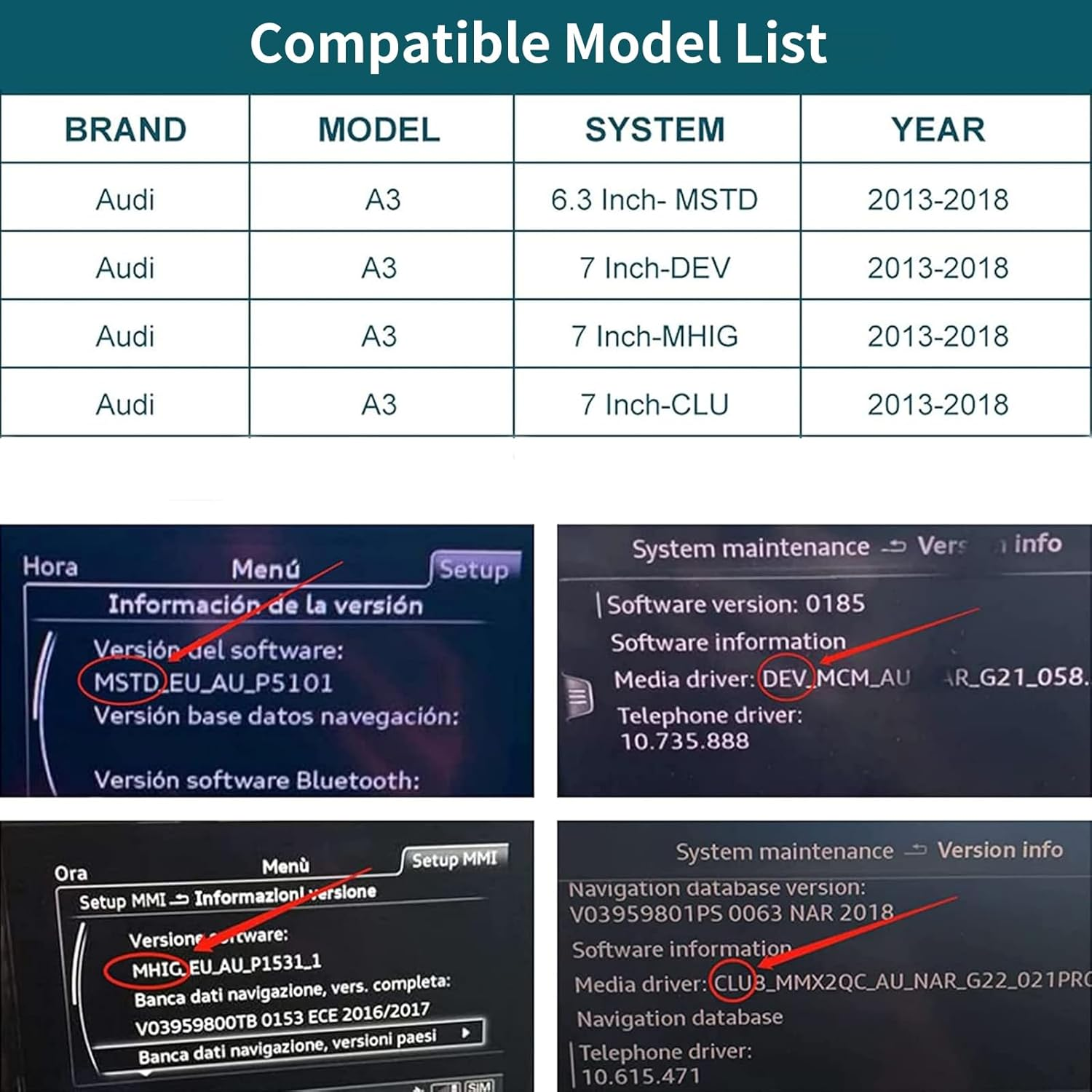 Ninetom Wireless Carplay Android Auto Retrofit Kit Compatible with 2013-2018 Audi A3/S3, Carplay Module Receiver Box Support Navigation, Maps, Music, Mirroring, Camera image number 4