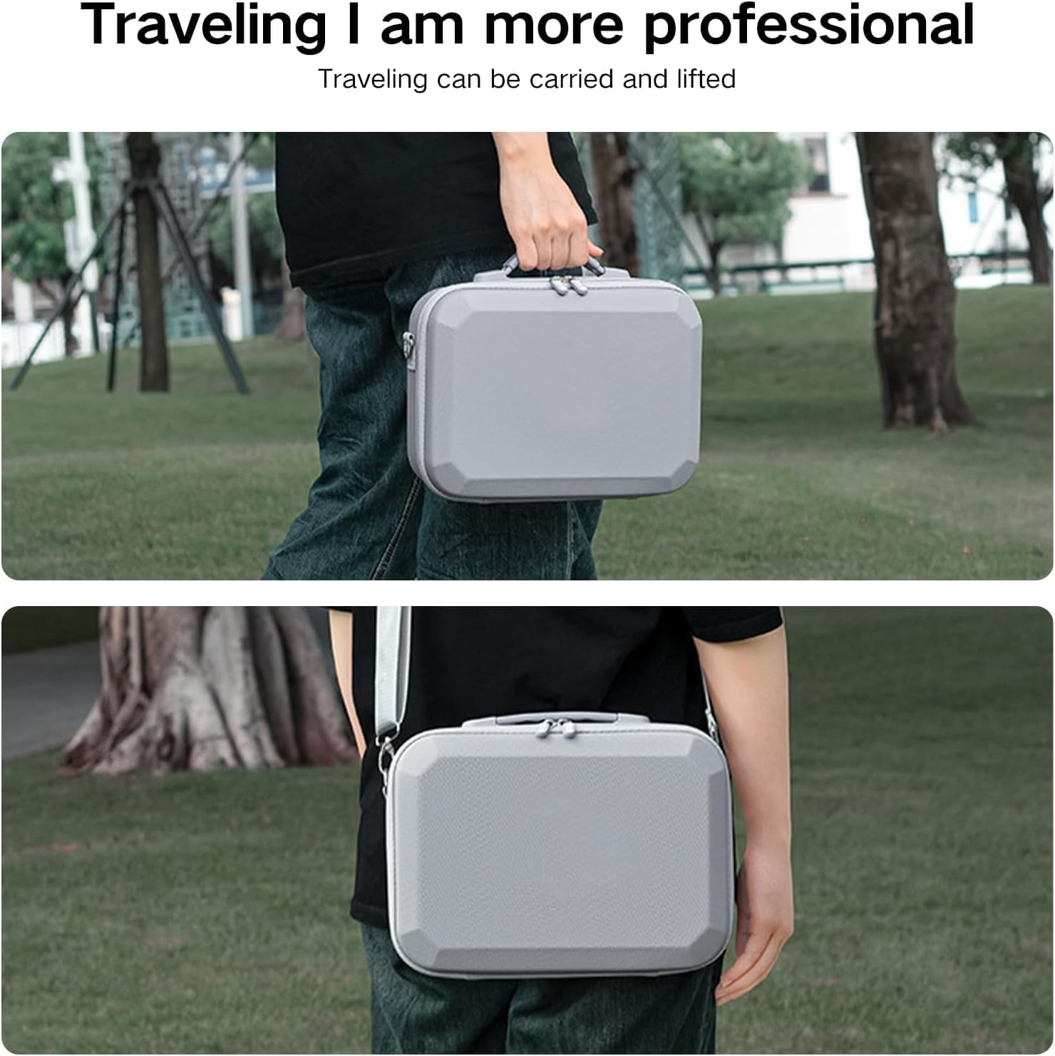 Portable Carrying Case for DJI Neo Drone, Carrying Case Portable Travel Bag for DJI Neo Fly More Combo, Hard Travel Storage Bag Shockproof, Waterproof Accessories Case Protecto image number 6
