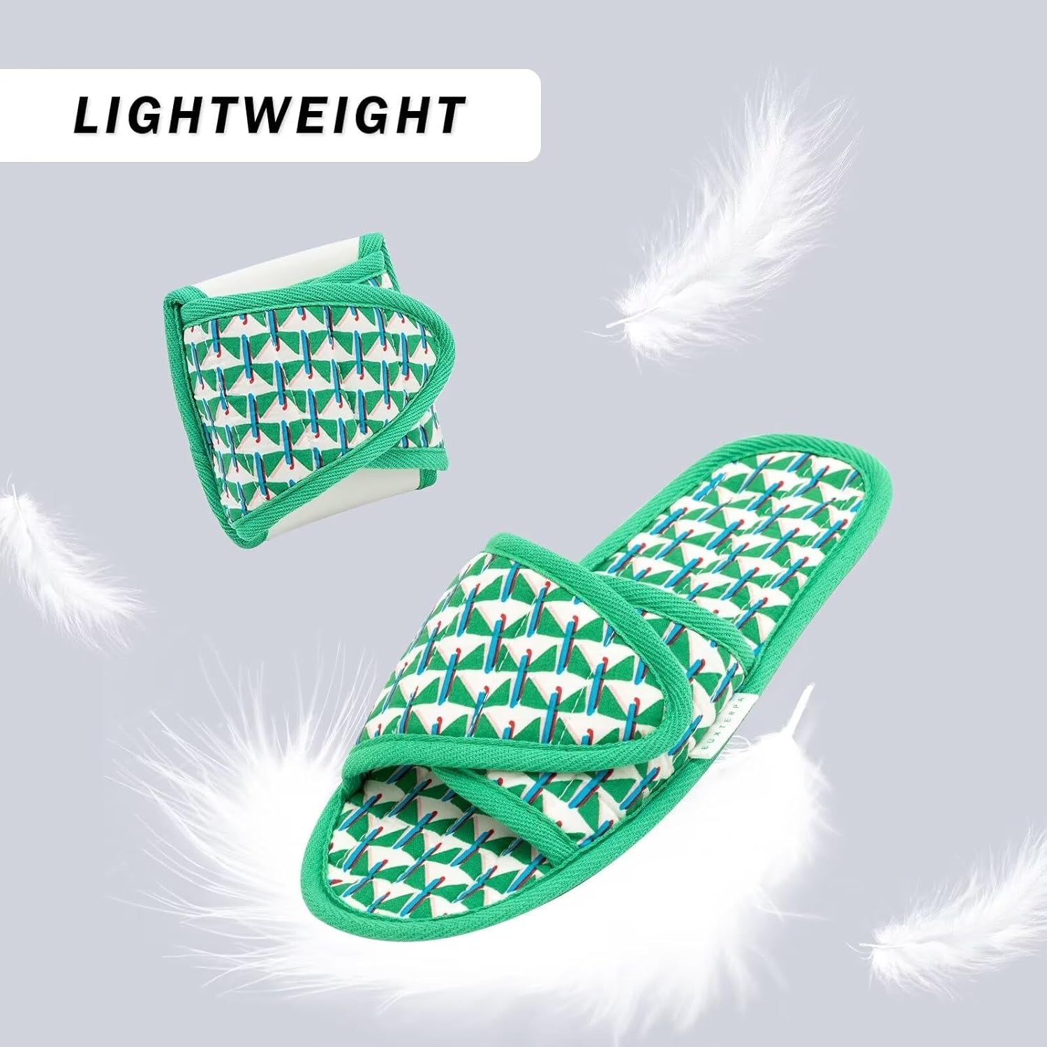 EUXTERPA Slippers for Women Comfort Memory Foam House Slipper Fuzzy Wool-Like Plush Fleece Indoor Outdoor Anti-Skid Home Shoes