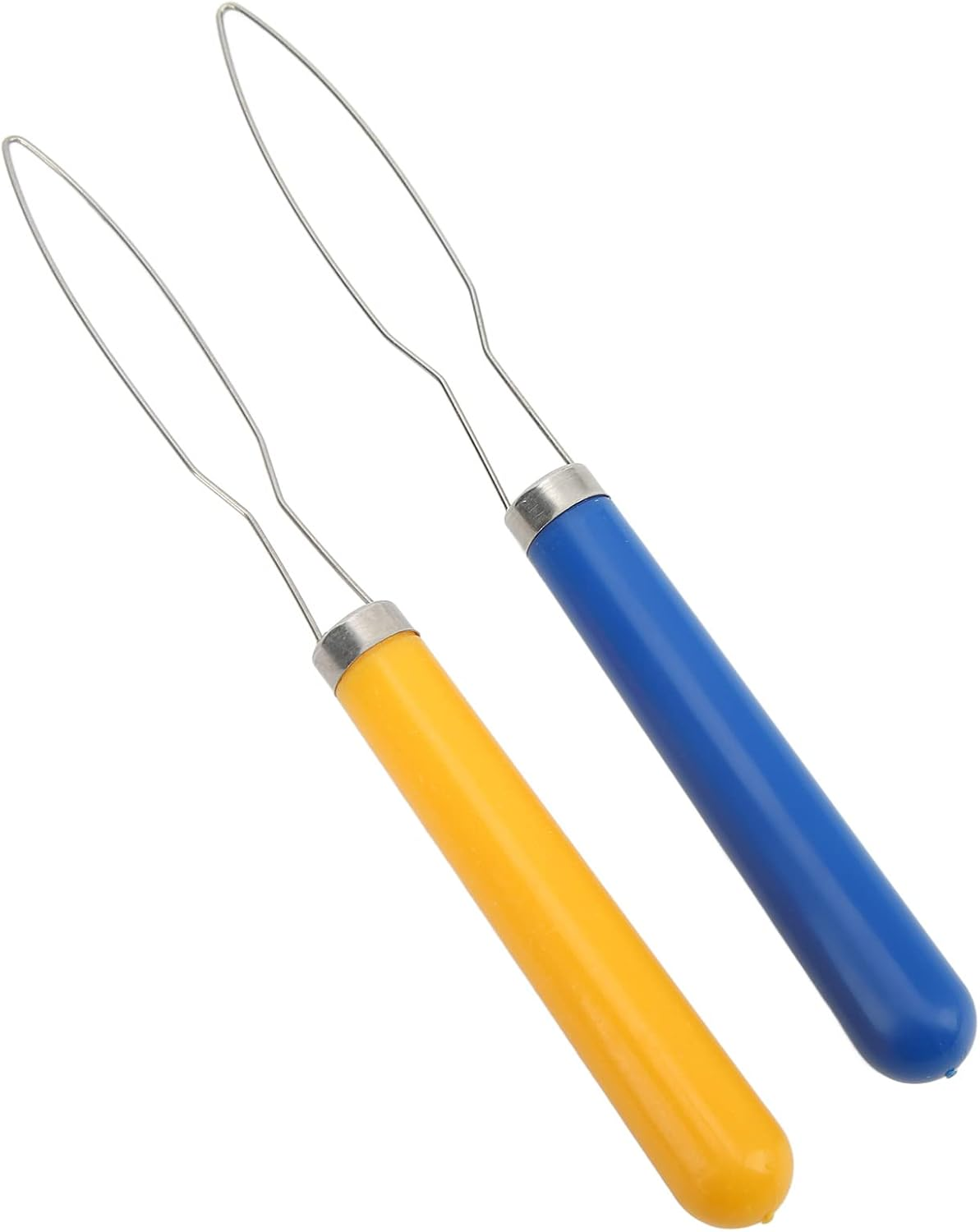 Jiawu Dressing Aids with Button Hooks, Easy to Use, Tools Made of Stainless Steel and Plastic, 2 Pieces, Button Hooks for Household Use image number 5