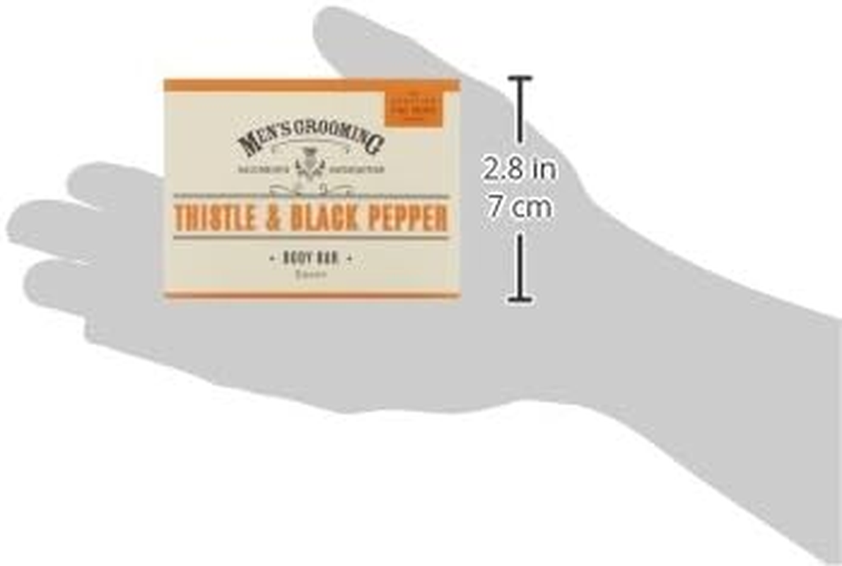 Scottish Fine Soaps Thistle & Black Pepper Body Bar 200G image number 2