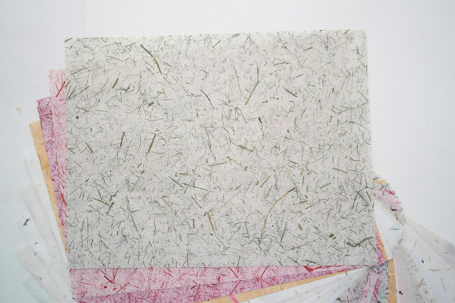 50 Sheets 8.5 X11In Mulberry Paper Art Collage Tissue Invitation Card Making Notebook Journal Memo Note Scrapbook Cardstock Paint Stamping Natural. image number 6