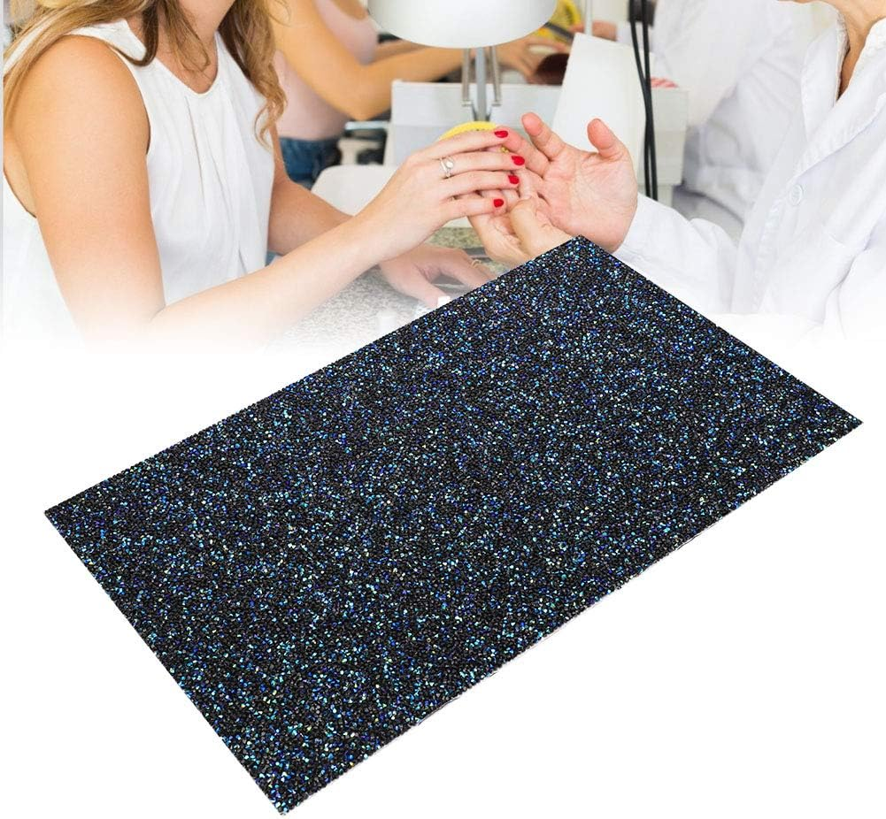Manicure Rug Manicure Table Mat Reusable Shiny Manicure Nail Art image number 4