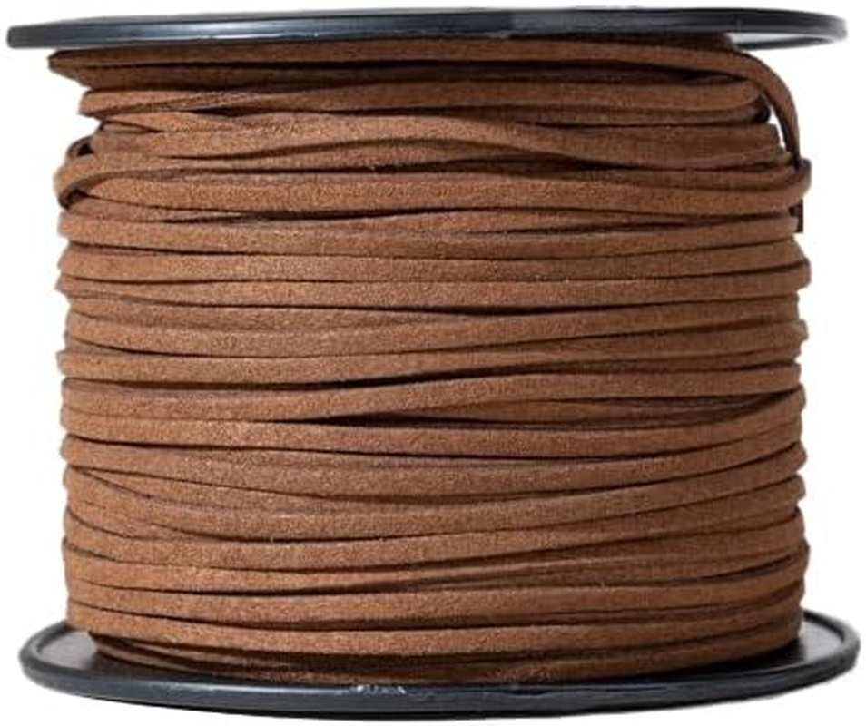 92M Leather Beading String Buckskin Rope Braid Gift Box Decorationl - Durable Artificial Leather for Jewelry Making, Beading, Crafts and Gift Decoration